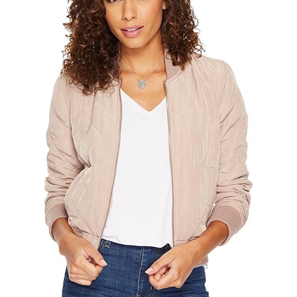 Lucky Brand taupe bomber jacket - Picture 5 of 7